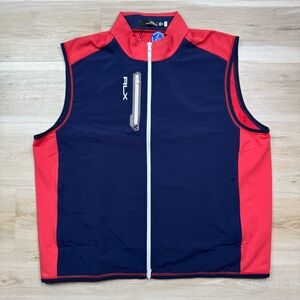 RLX Ralph Lauren Golf Tech Performance Full Zip Vest - Men's Size XXL -Brand New